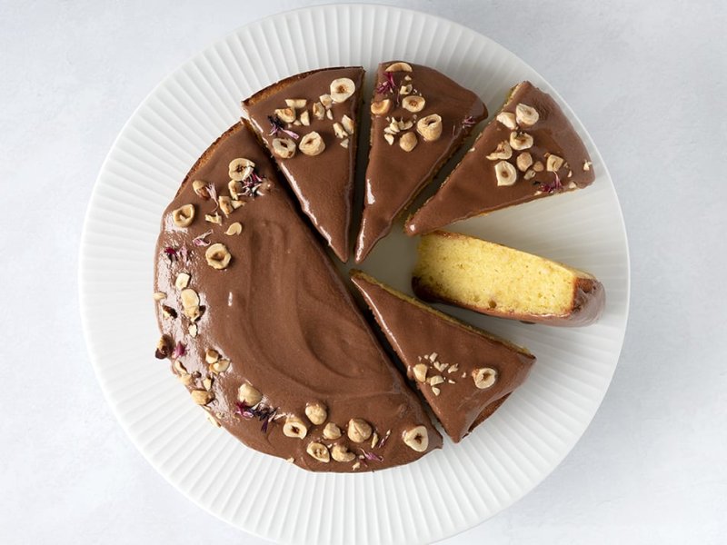 Mazarinkage med chokoladefrosting - Klassisk mazarinkage med den lækreste chokoladefrosting er herlig til en hygg...