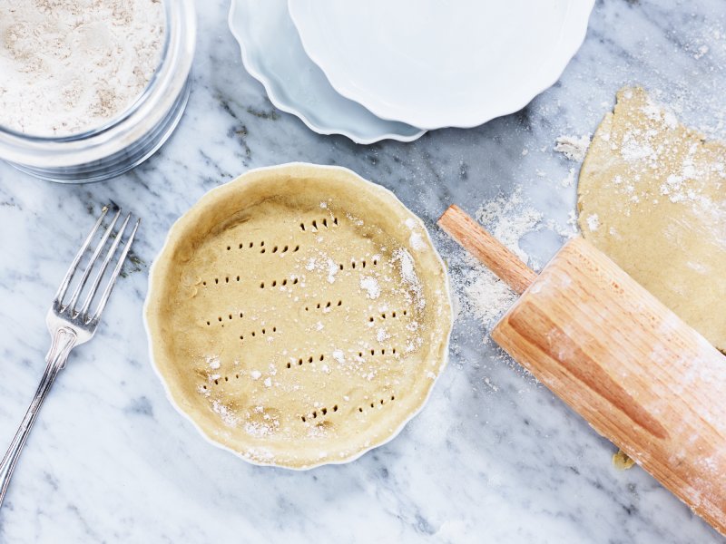 Glutenfri tærtedej - Dejlig nem glutenfri tærtedej lavet med boghvedemel. 