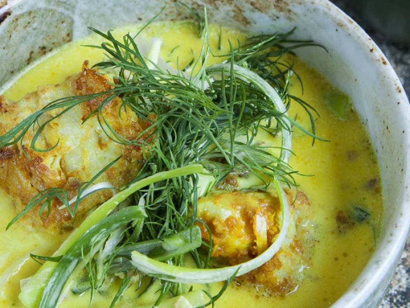 Vietnamesiske suppe - En skøn krydret fiskesuppe med autentiske smag af Vietnam. Opskriften er neml...