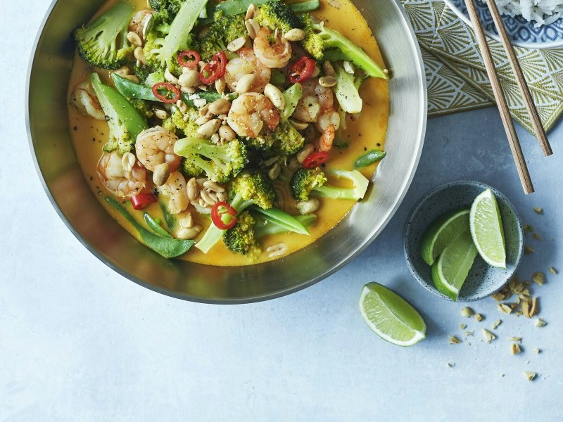 Massaman curry med rejer - Massaman curry er en lækker thailandsk karryret, der er lidt mildere i smagen...