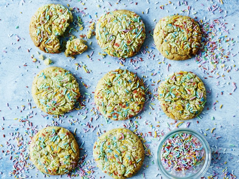 Cookies med krymmel - Den perfekte cookie er sprød på overfladen og blød og lidt sej i midten, så d...