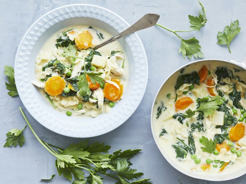 Italiensk kyllingesuppe - Denne fyldige suppe luner godt på kølige dage og mætter med masser af grøntsa...